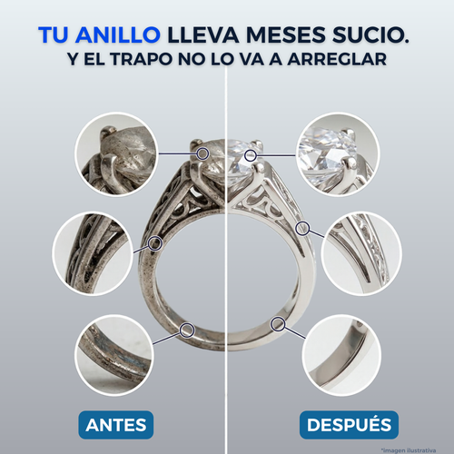 Dronelva™ Shine — Limpiador Ultrasónico de Joyas