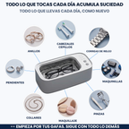 Dronelva™ Shine — Limpiador Ultrasónico de Joyas